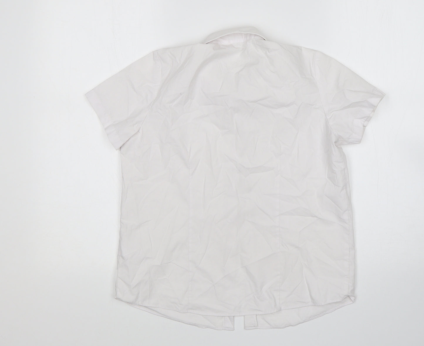 George Boys White   Basic Button-Up Size 10-11 Years