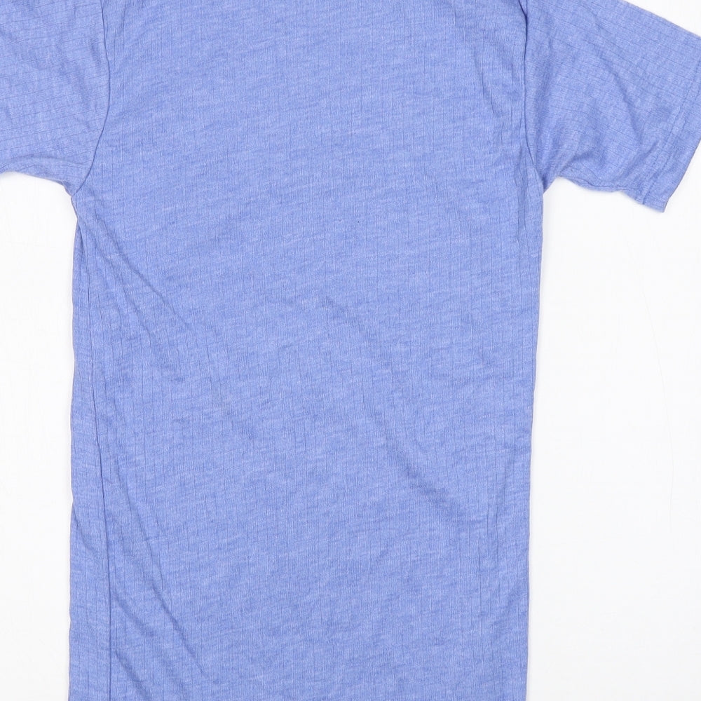 Click Mens Blue    T-Shirt Size S