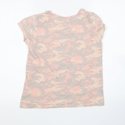 Primark Girls Pink Camouflage  Basic T-Shirt Size 13-14 Years