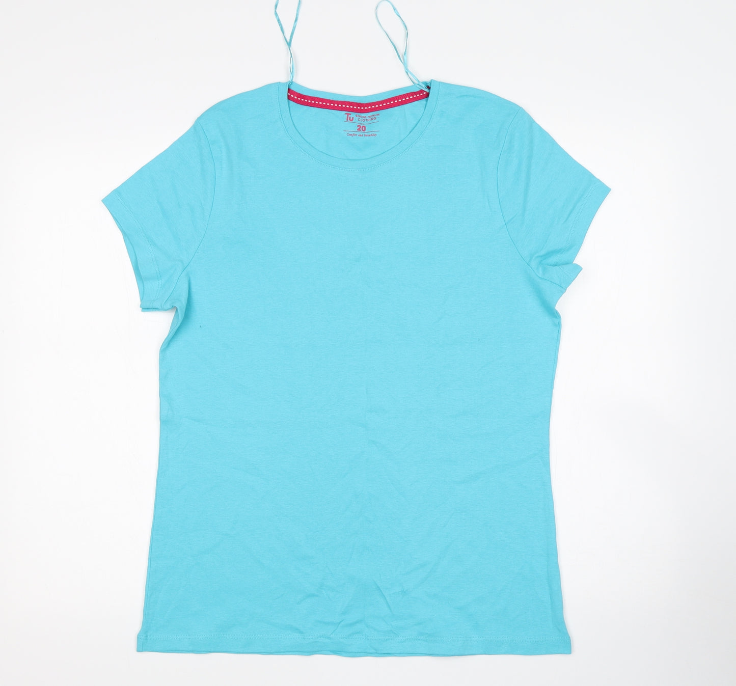 TU Womens Blue   Basic T-Shirt Size 20