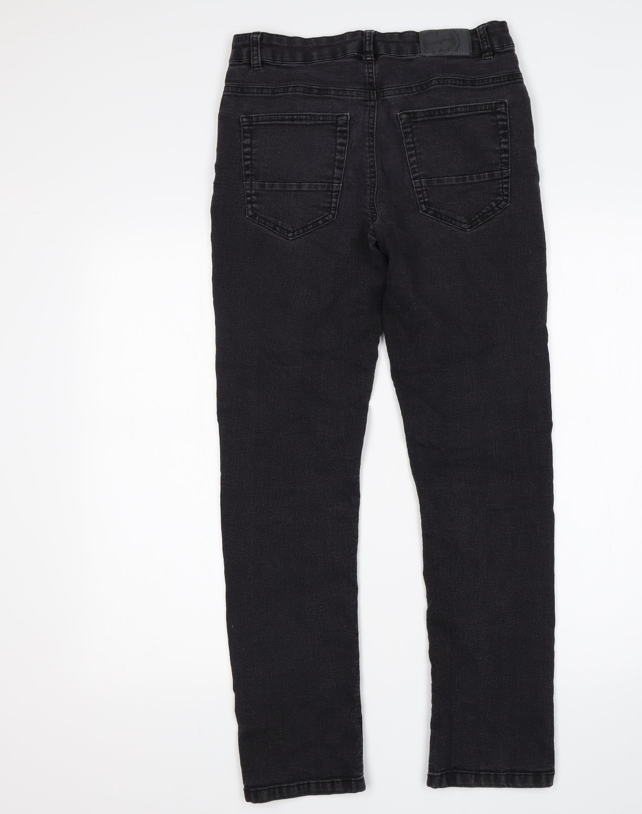 Bluezoo Boys Black  Cotton Skinny Jeans Size 14 Years  Regular