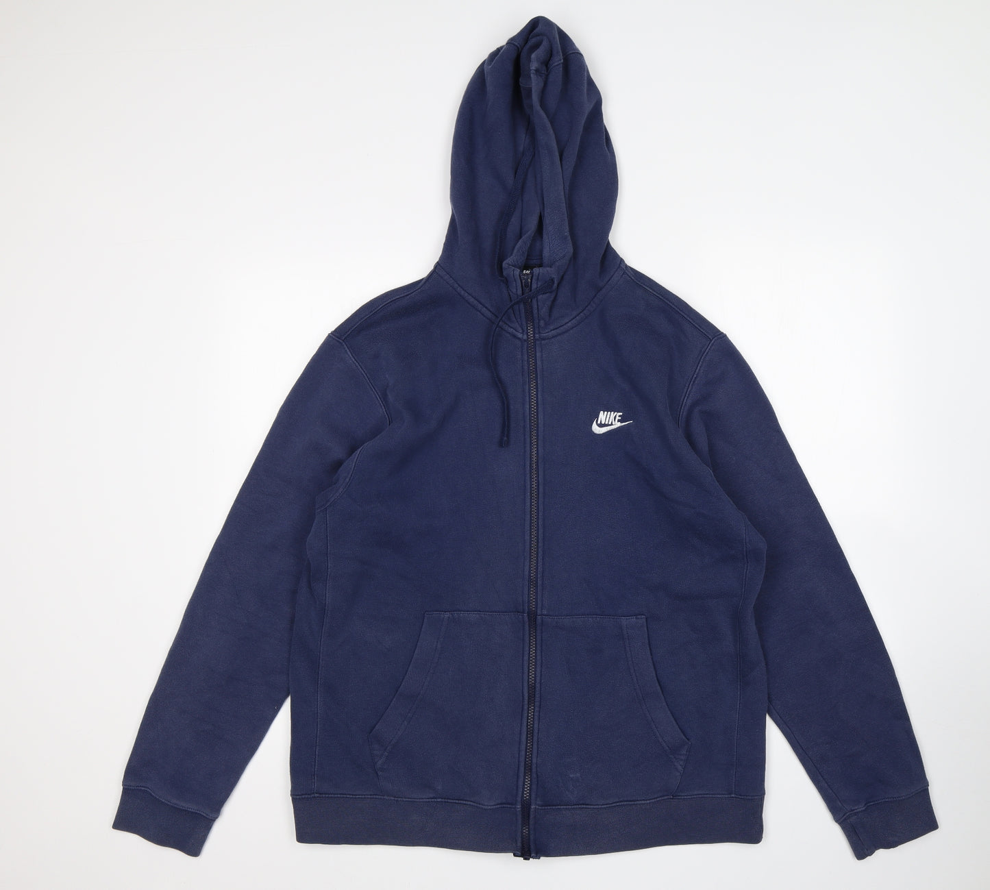 Nike Mens Blue   Full Zip Hoodie Size L