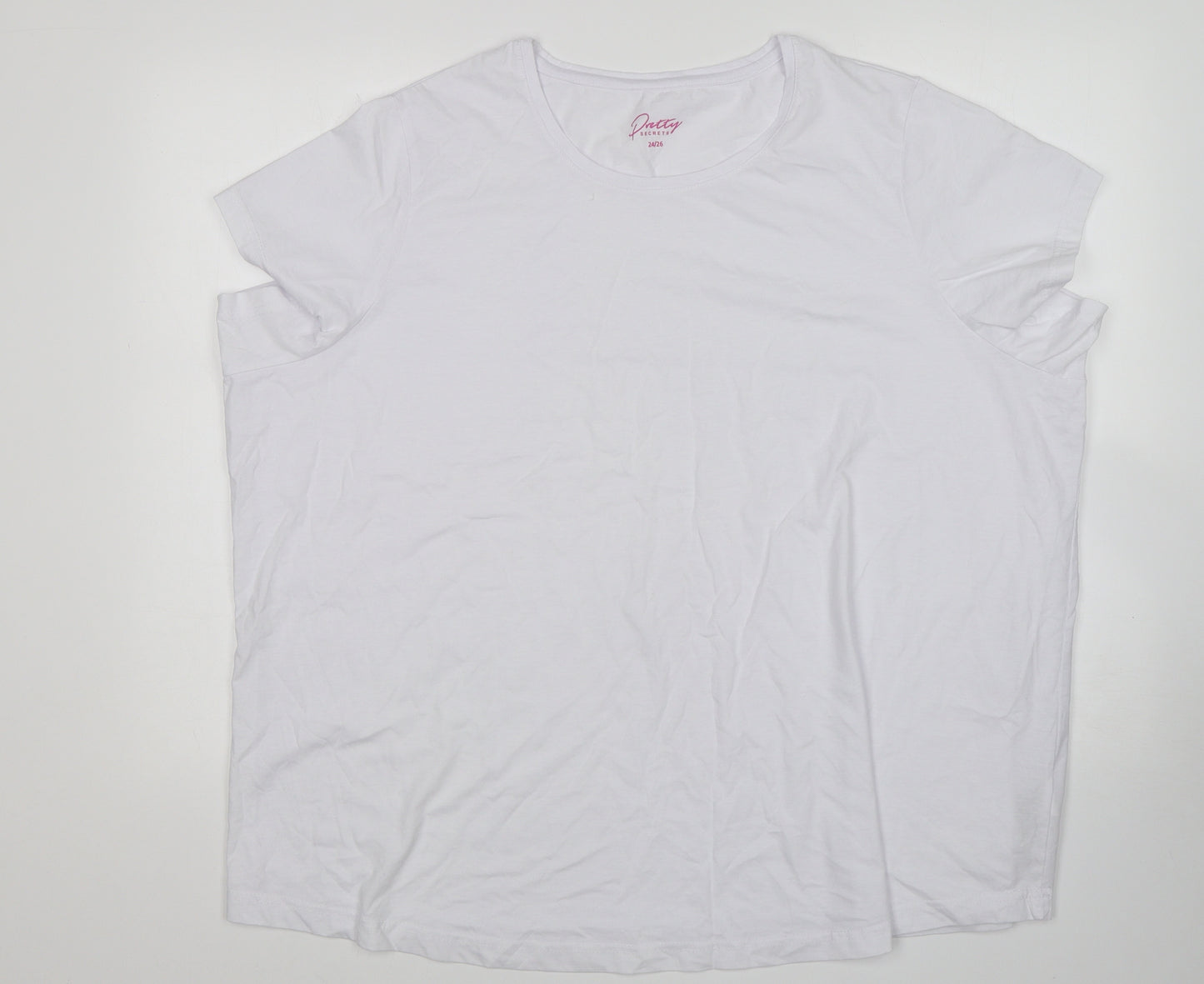 Pretty Secrets Womens White   Top Pyjama Top Size 24