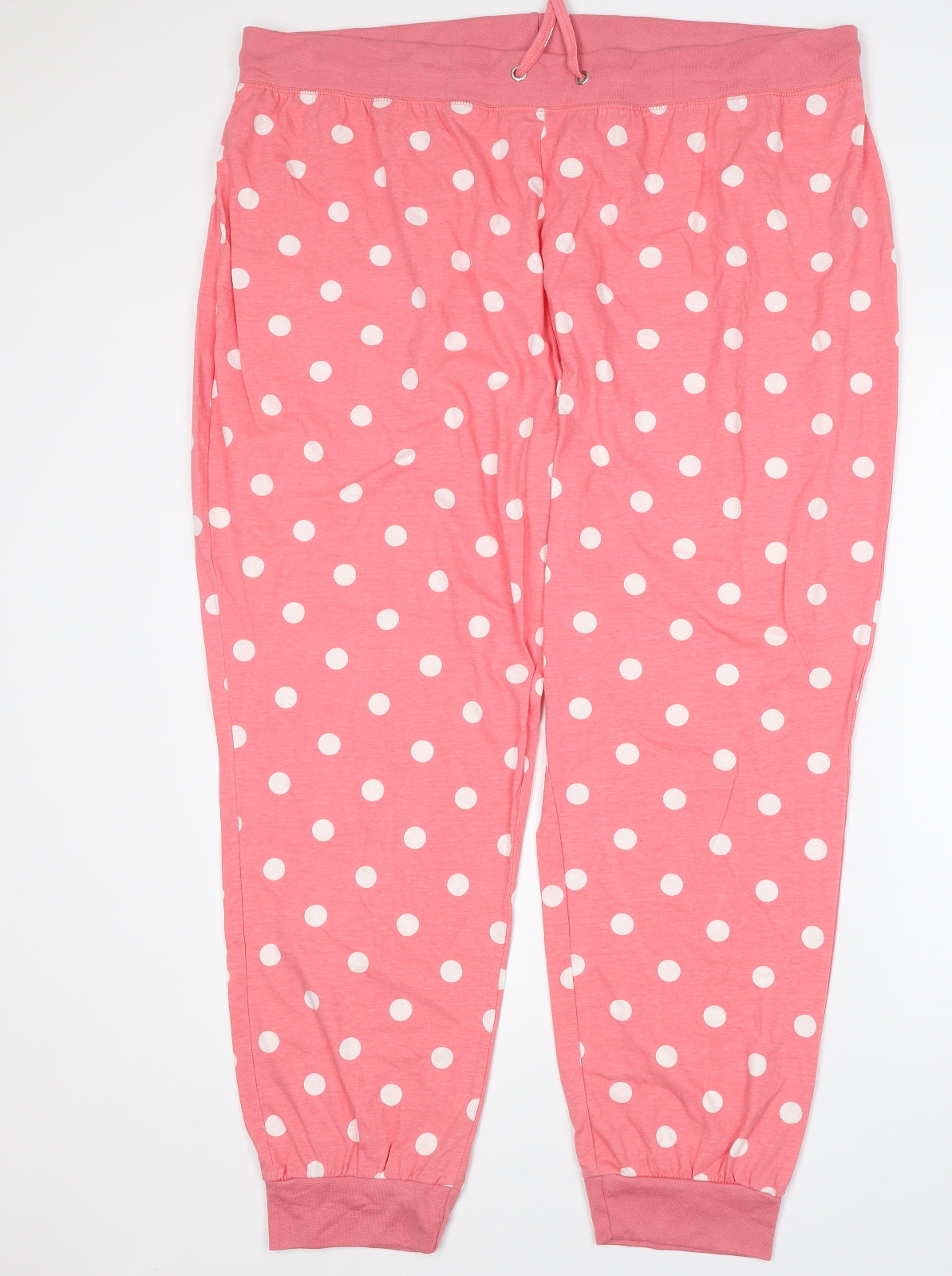 Preworn Womens Pink Polka Dot   Pyjama Pants Size 24