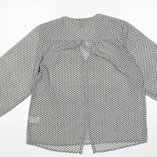 H&M Womens Multicoloured Polka Dot  Basic Blouse Size 8