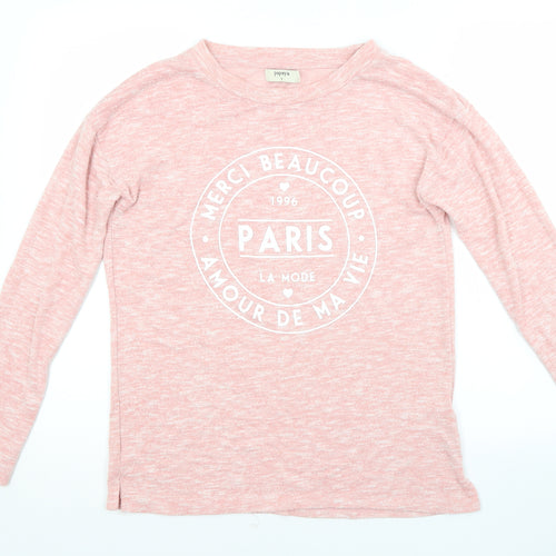 Papaya Womens Pink   Pullover Jumper Size S