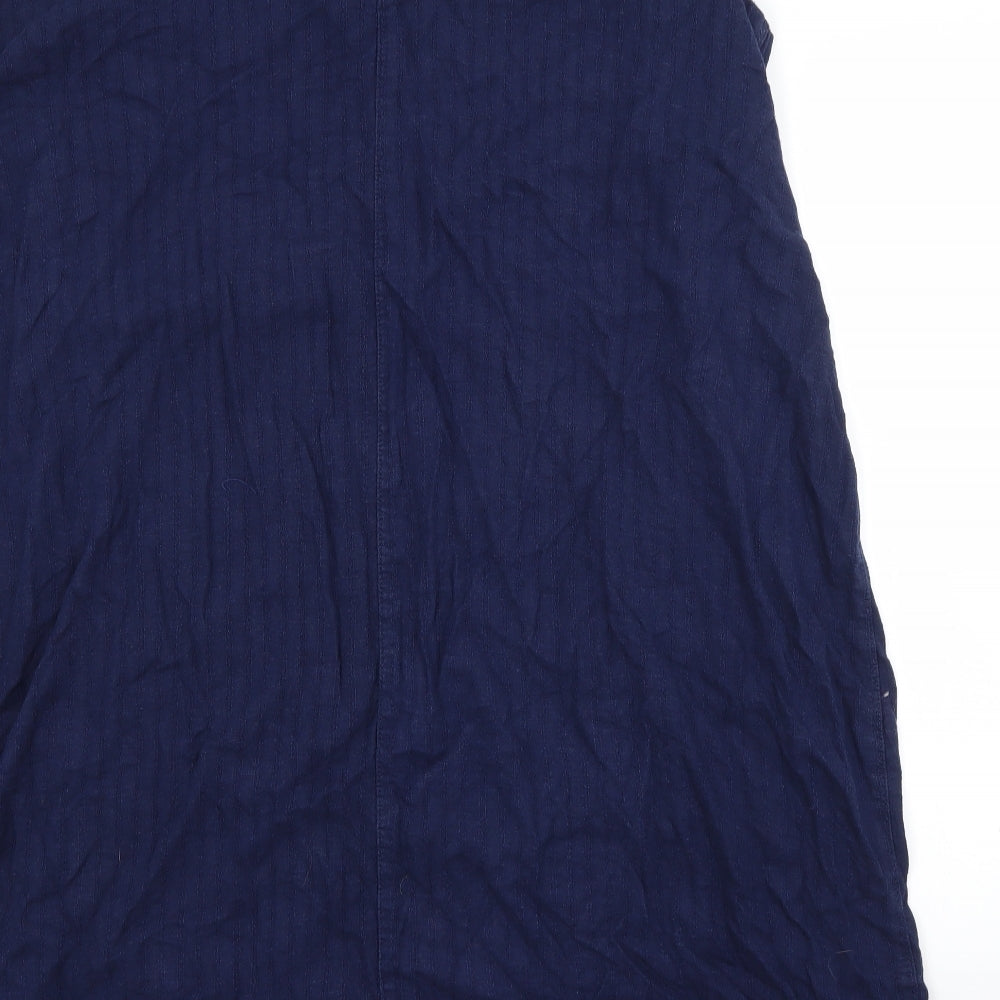NEXT Womens Blue Striped  A-Line  Size 24