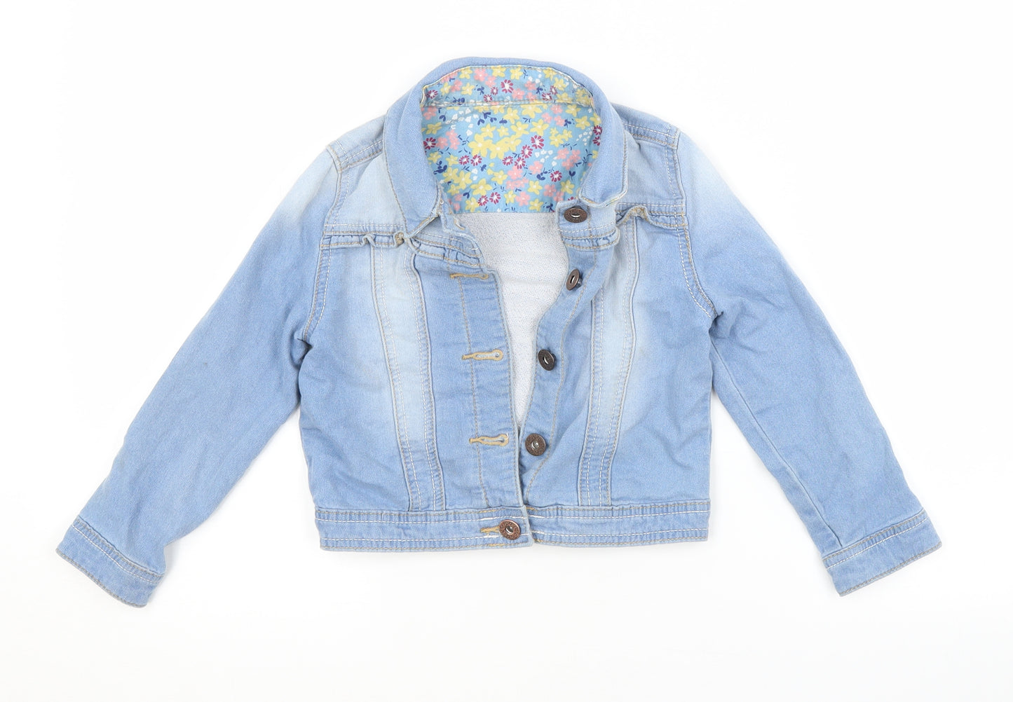 Nutmeg Girls Blue   Jacket  Size 4-5 Years