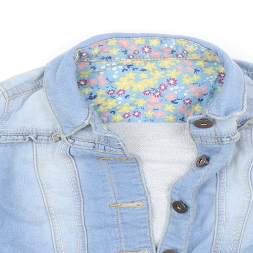 Nutmeg Girls Blue   Jacket  Size 4-5 Years