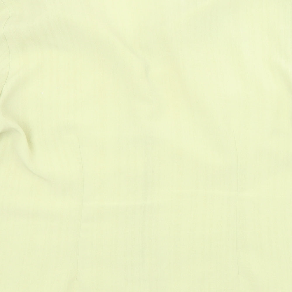 FOSBY Womens Green   Basic Button-Up Size 16