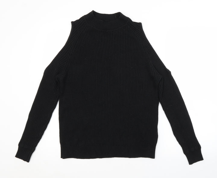 H&M Womens Black Pullover Jumper Size S