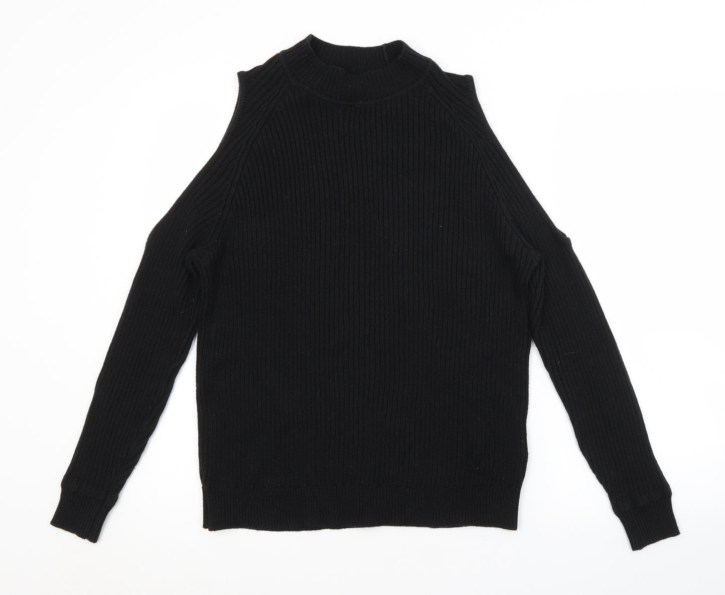 H&M Womens Black   Pullover Jumper Size S
