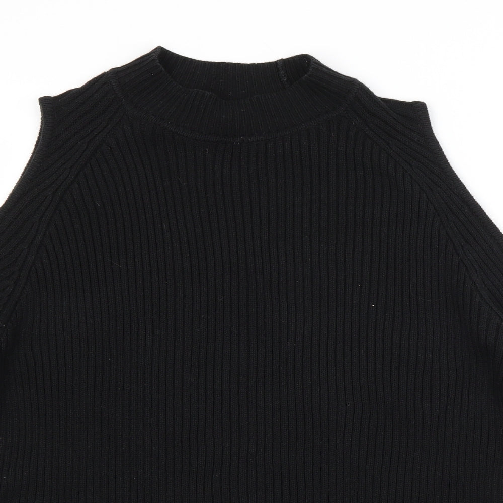 H&M Womens Black   Pullover Jumper Size S
