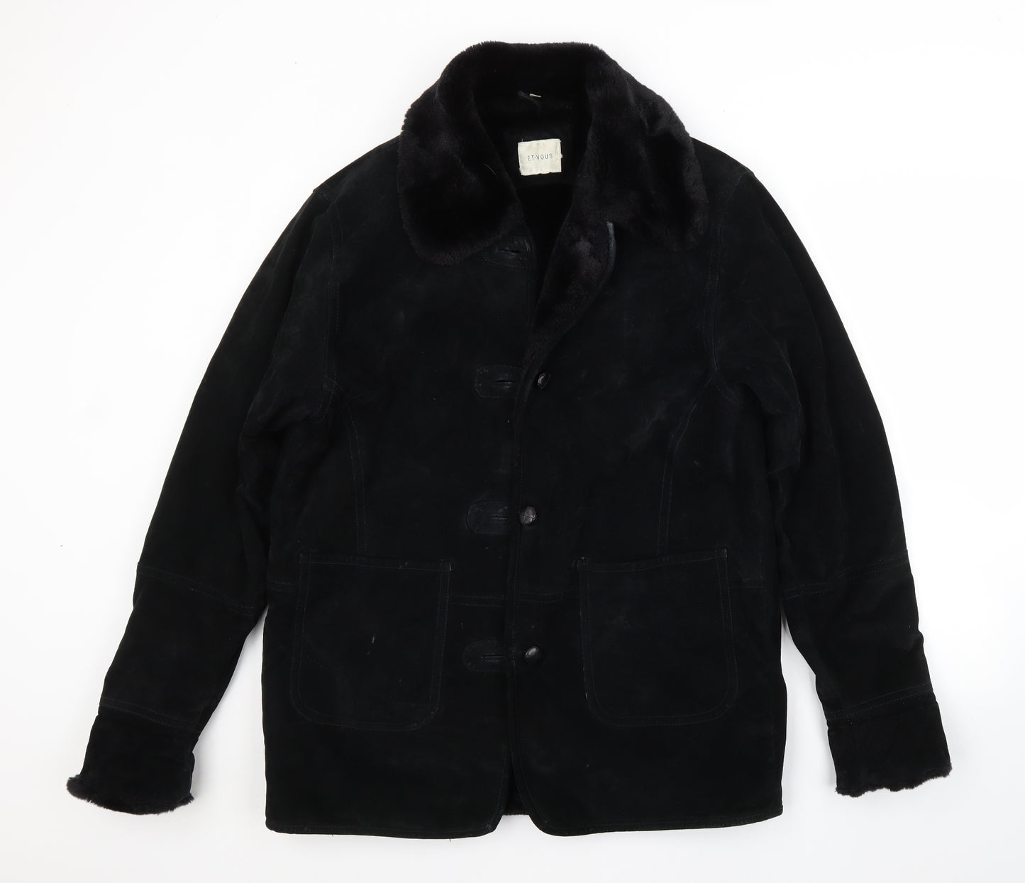 ET VOUS Mens Black   Jacket  Size M