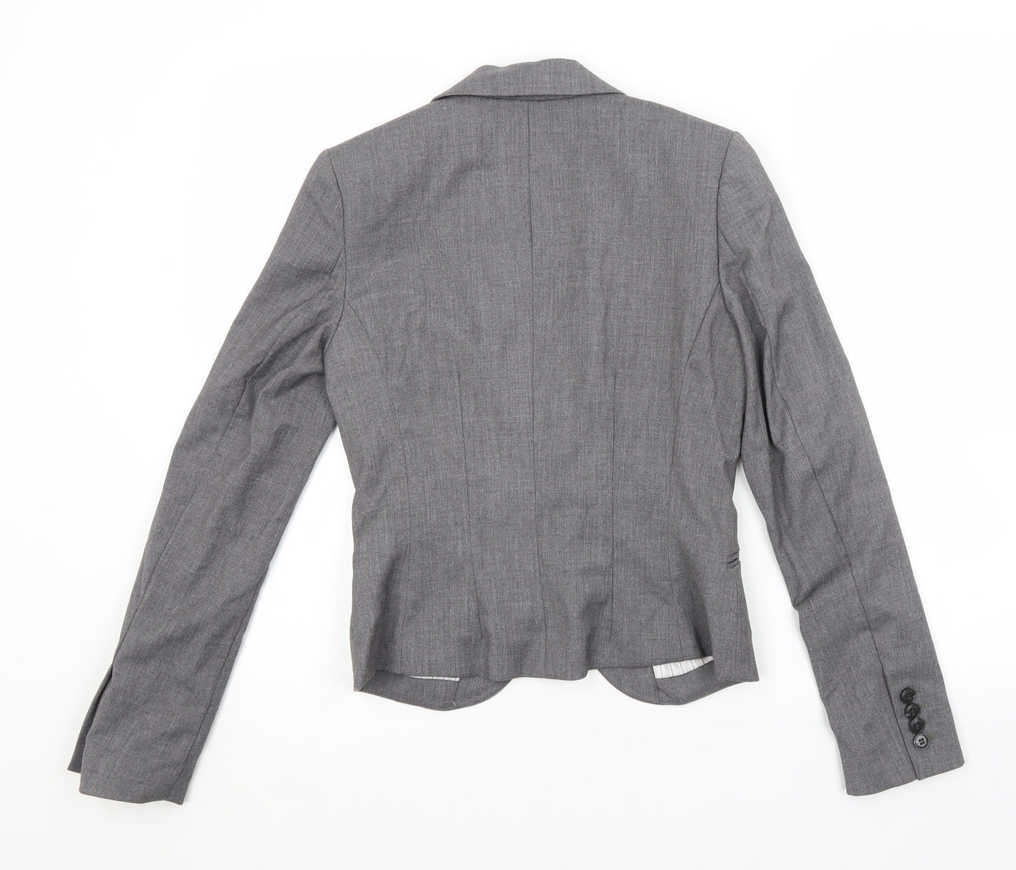 H&M Womens Grey   Jacket Blazer Size 6