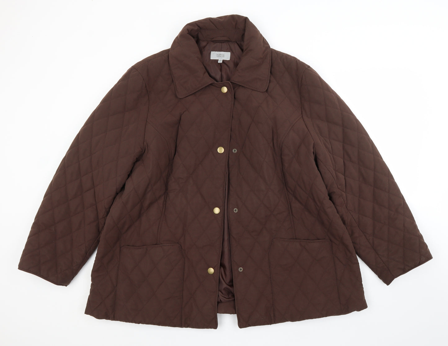 M&S Womens Brown   Jacket  Size 22