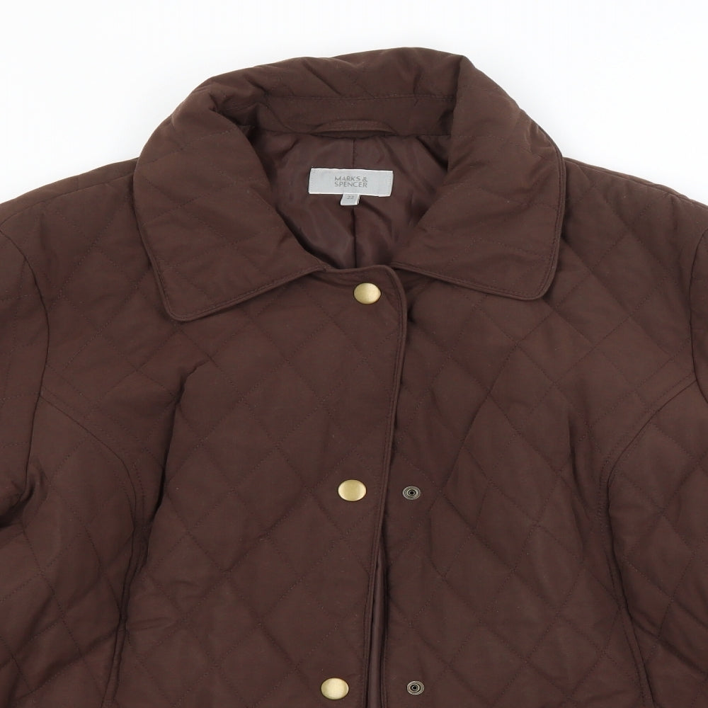 M&S Womens Brown   Jacket  Size 22