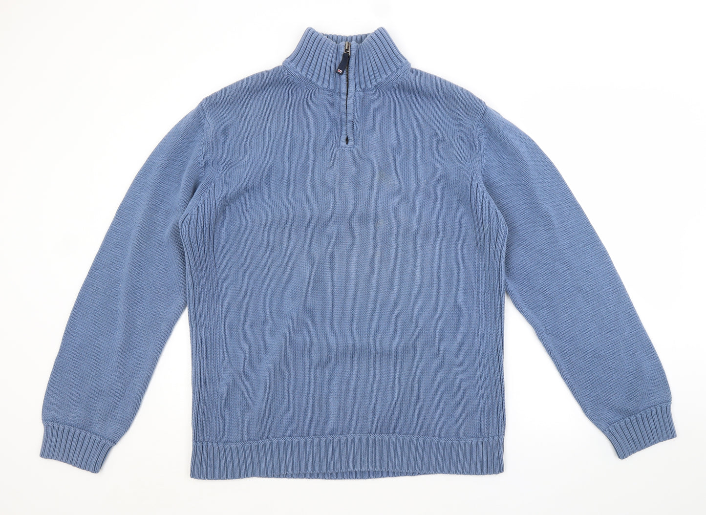 Blue Harbour Mens Blue   Pullover Jumper Size L