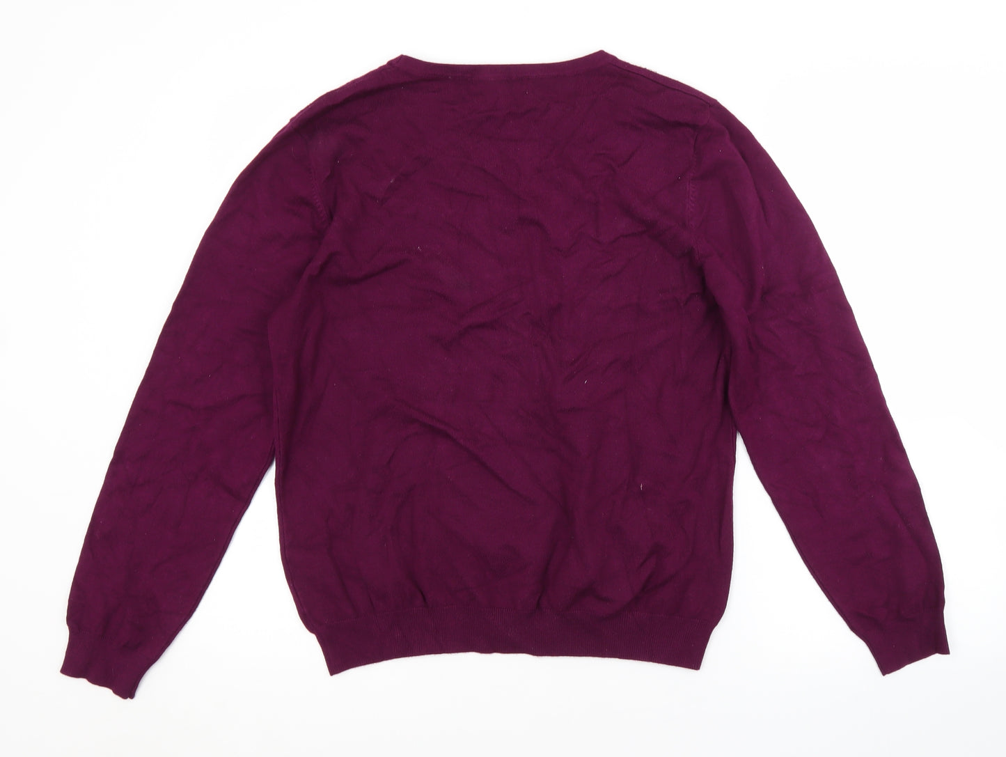 Annabelle Womens Purple   Pullover Jumper Size L