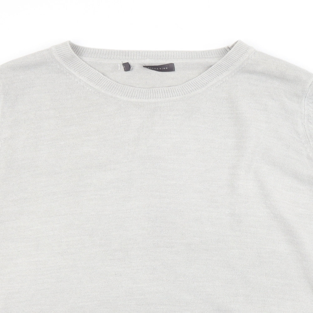 M&S Womens Grey   Pullover Jumper Size 20