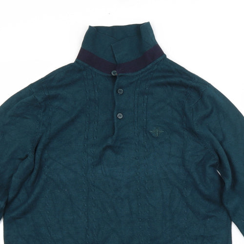 River Island Mens Blue   Pullover Jumper Size XS