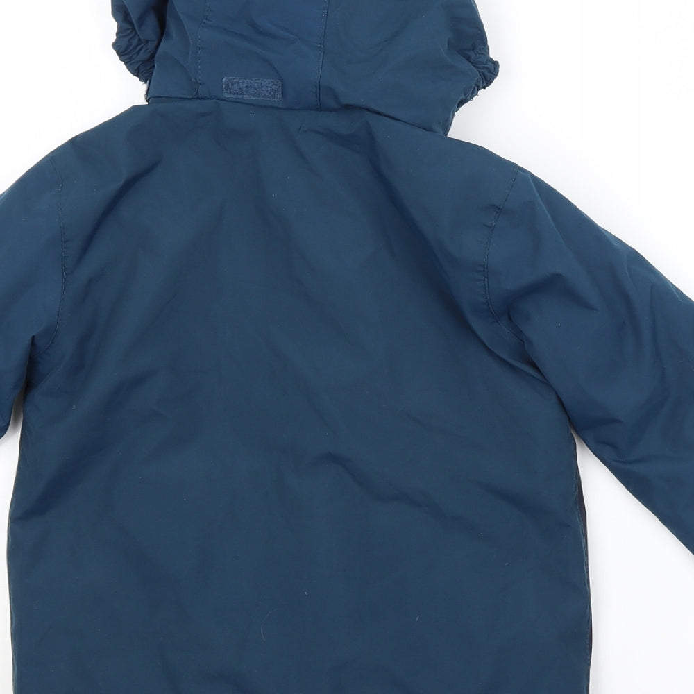 Regatta Boys Blue   Basic Coat Coat Size 3-4 Years