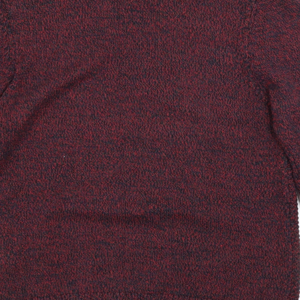 Topman Mens Red   Pullover Jumper Size M