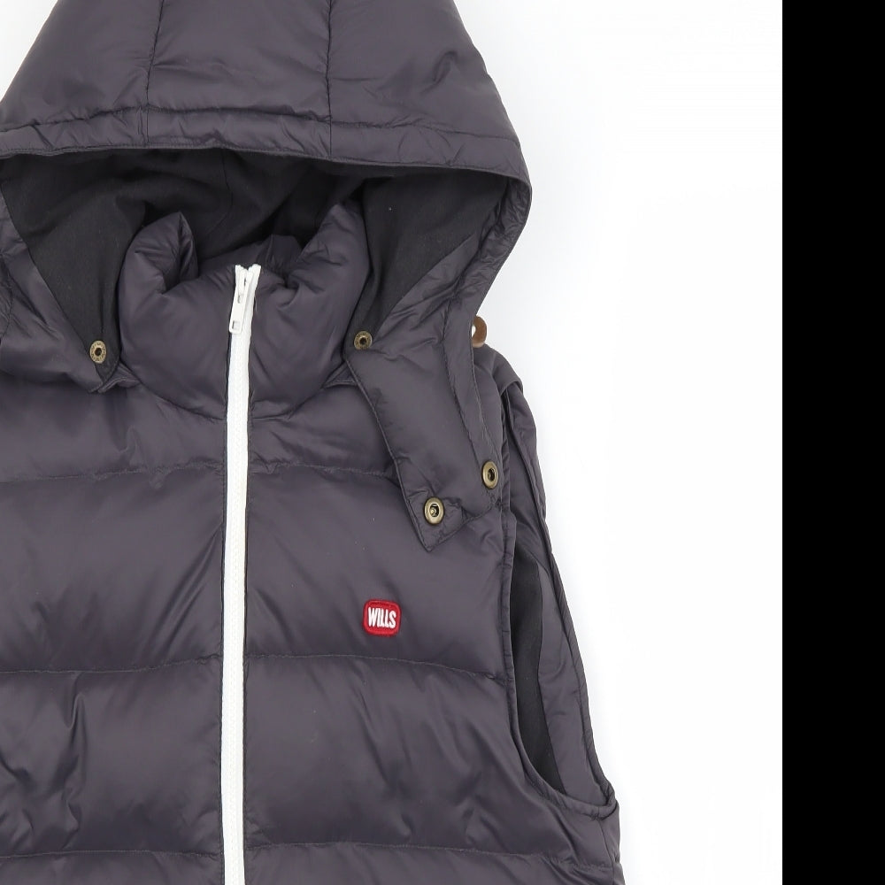 Jack Wills Mens Purple   Puffer Jacket Jacket Size S