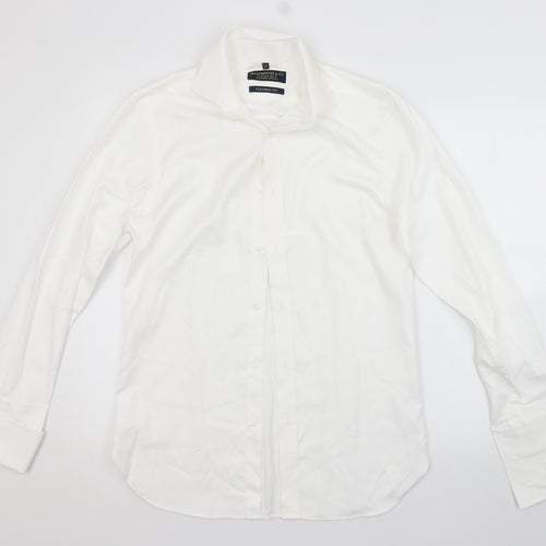 Hammond Mens White    Dress Shirt Size 14.5