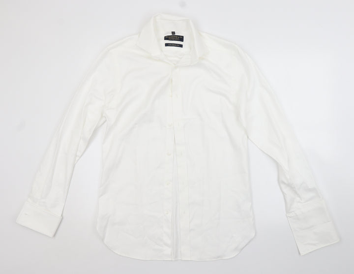 Hammond Mens White Dress Shirt Size 14.5