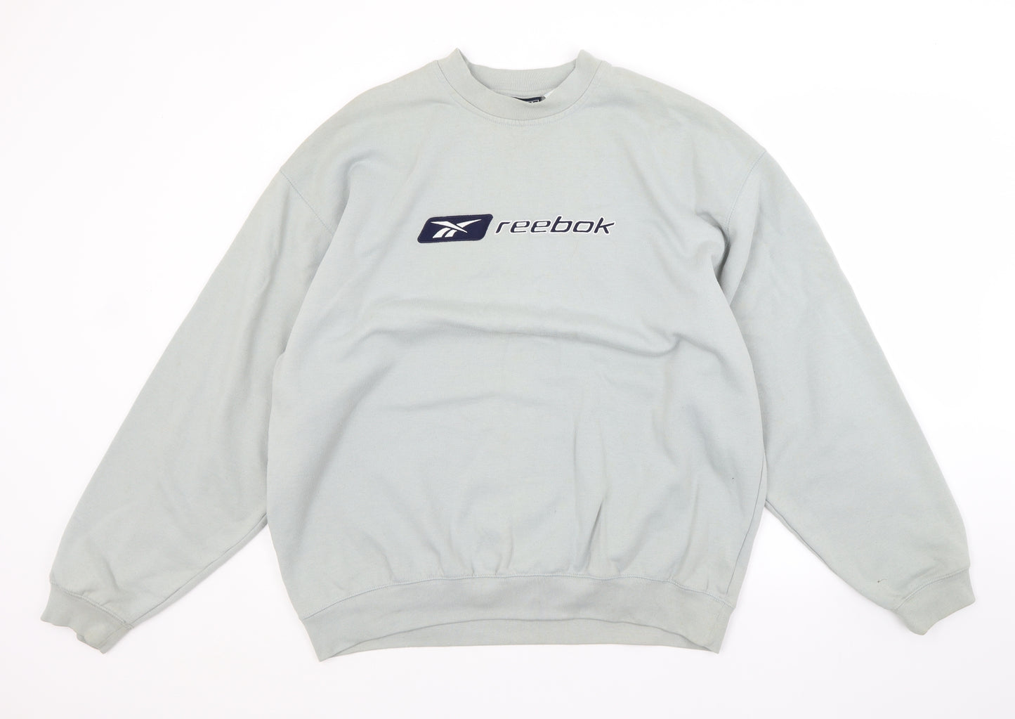 Reebok Mens Grey   Pullover Sweatshirt Size XL