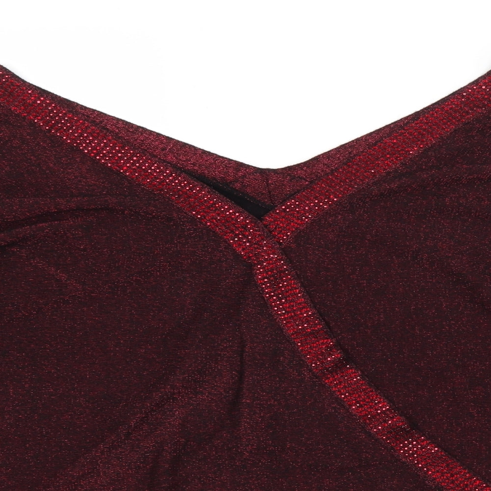 Julien Macdonald Womens Red   Pullover Jumper Size 14