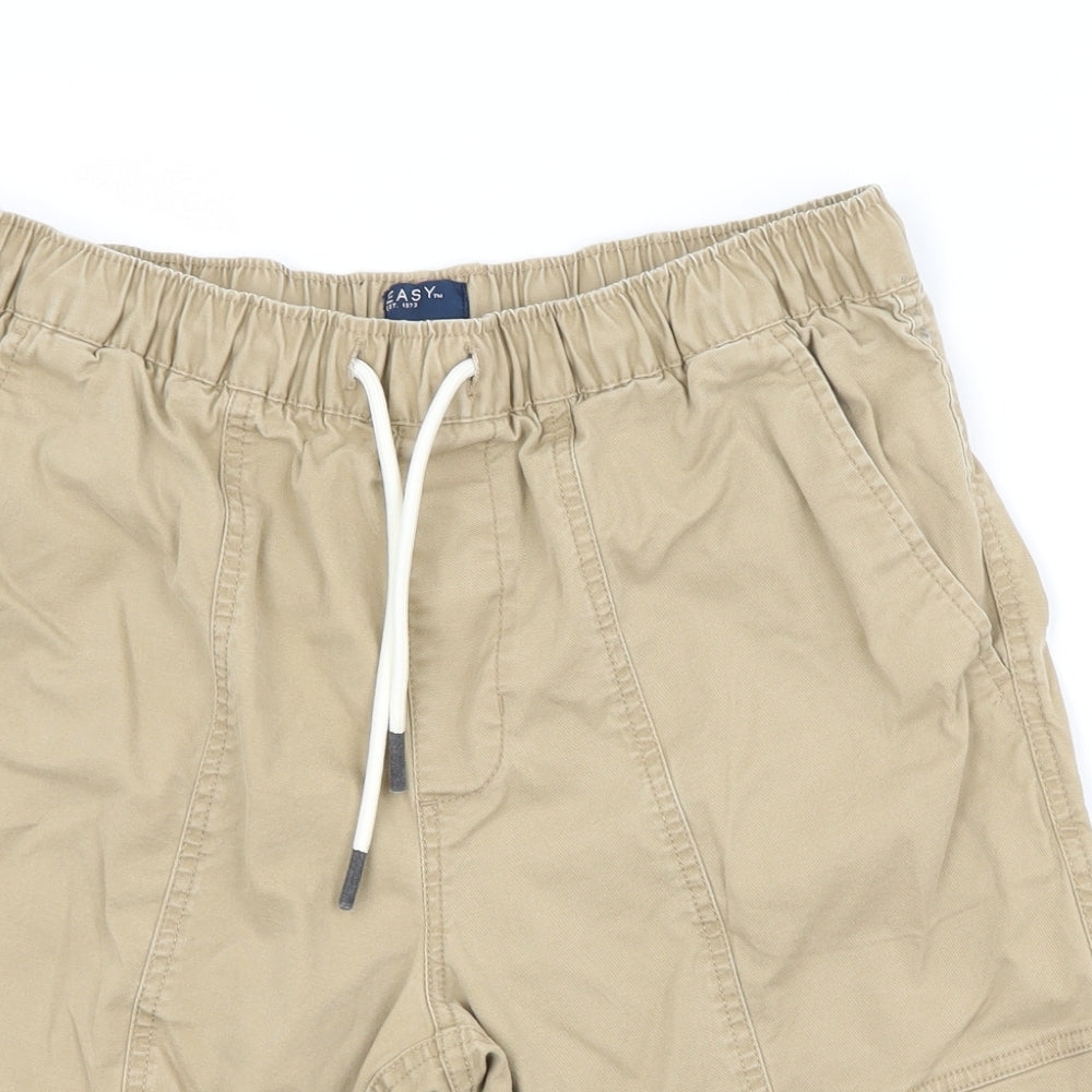 Easy Mens Beige   Chino Shorts Size 32 in