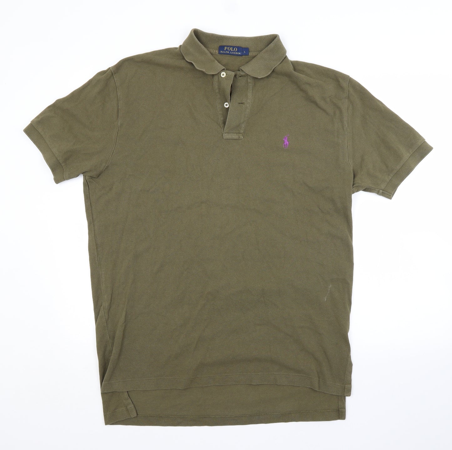 Polo Ralph Lauren Mens Green    Polo Size L
