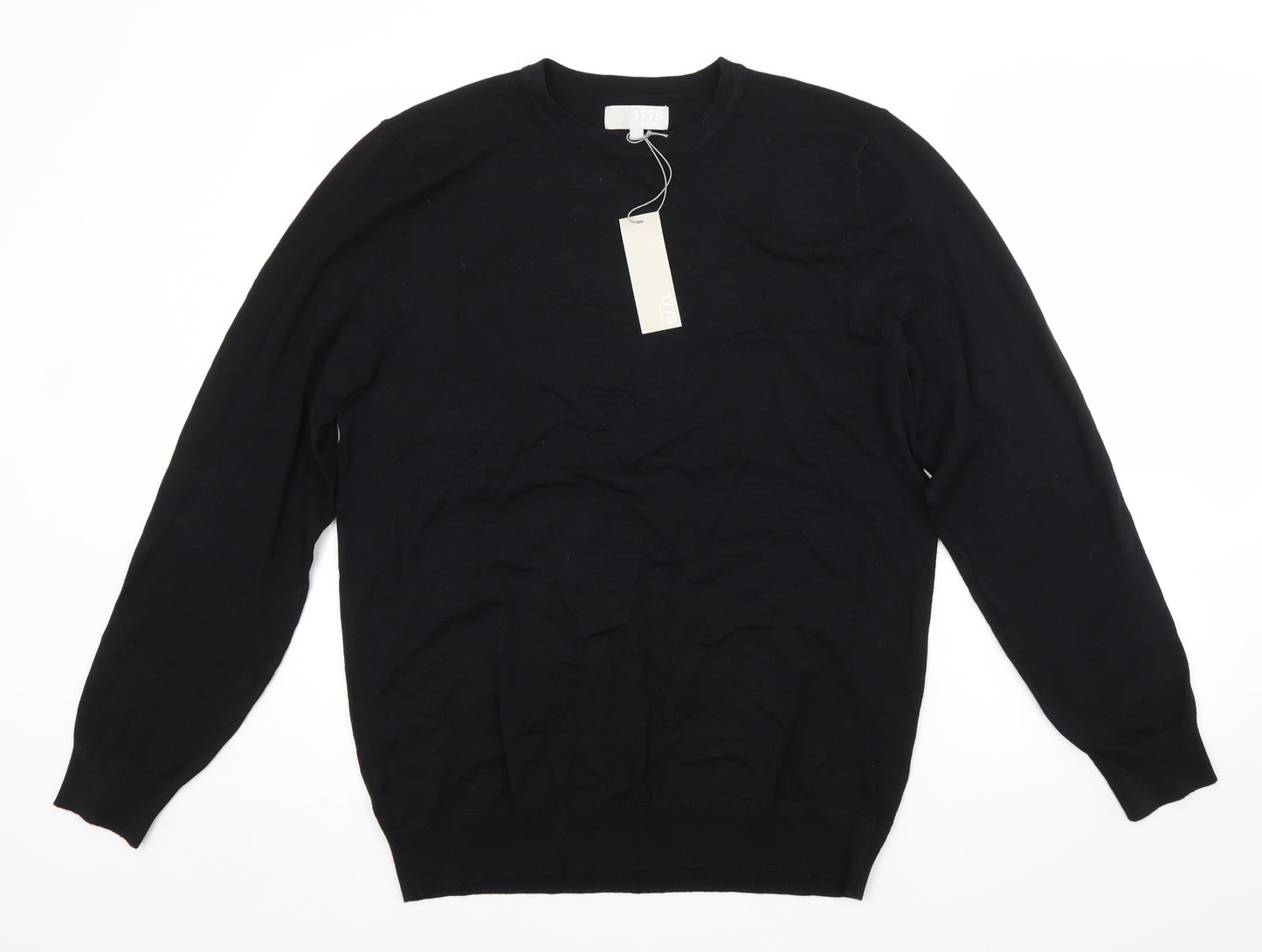 Debenhams Mens Black   Pullover Jumper Size L