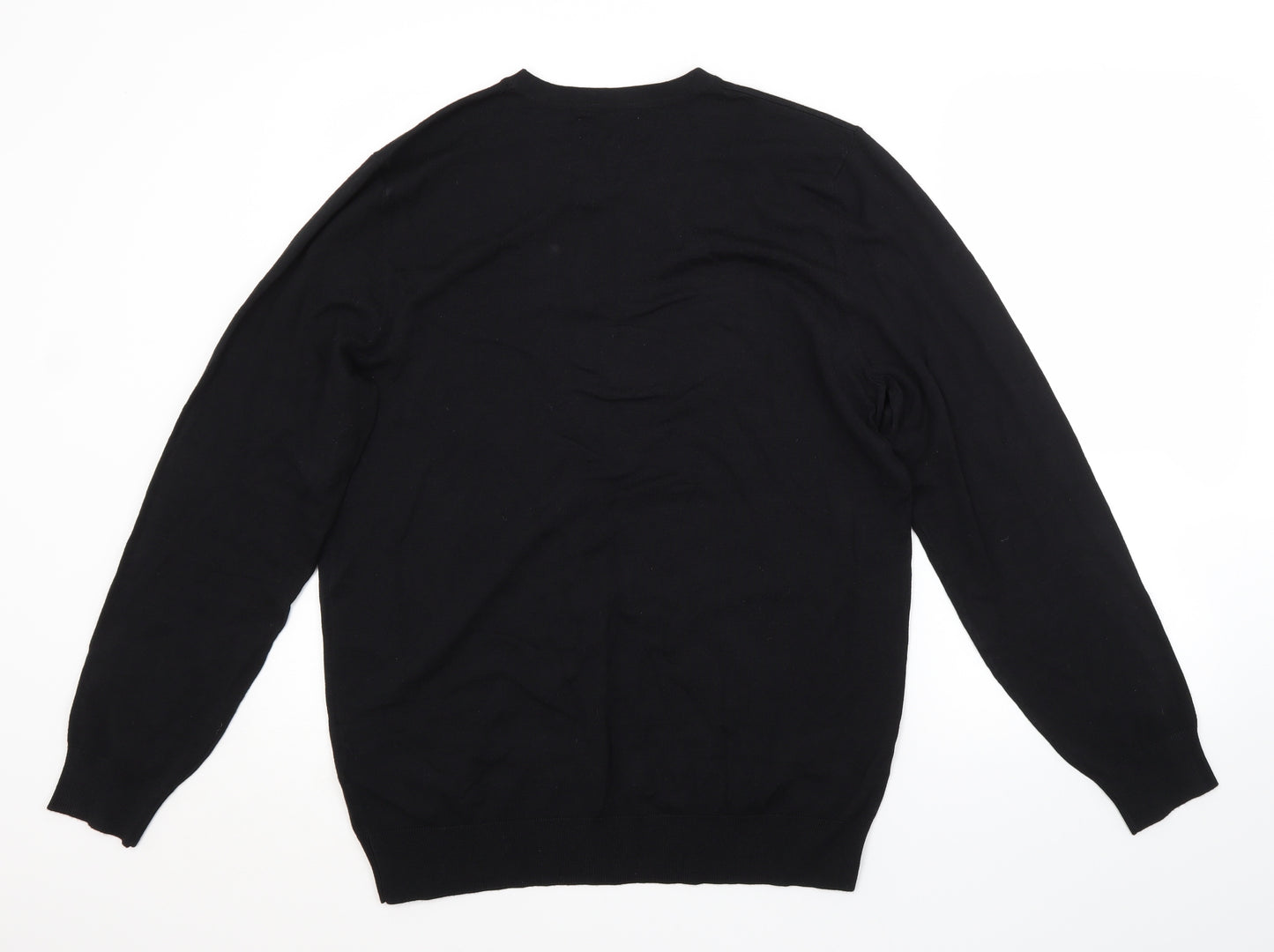 Debenhams Mens Black   Pullover Jumper Size L