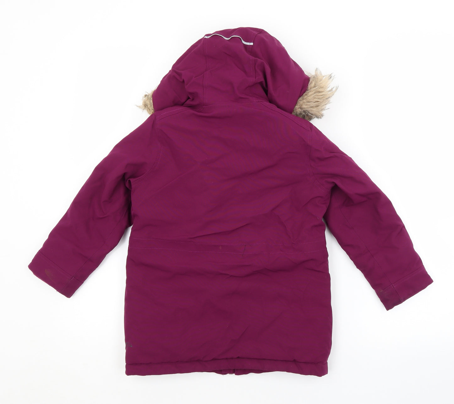 Craghoppers Girls Purple   Basic Coat Coat Size 5-6 Years