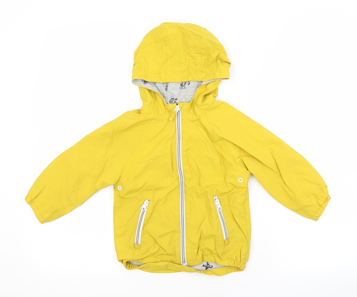 NEXT Baby Yellow   Basic Coat Coat Size 18-24 Months