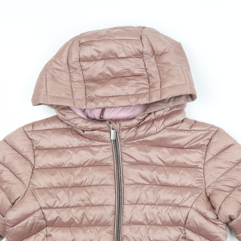 NEXT Girls Pink   Puffer Jacket Jacket Size 6 Years
