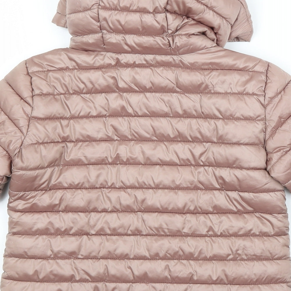 NEXT Girls Pink   Puffer Jacket Jacket Size 6 Years