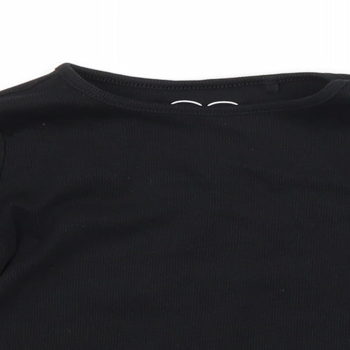 NEXT Girls Black   Basic T-Shirt Size 3-4 Years