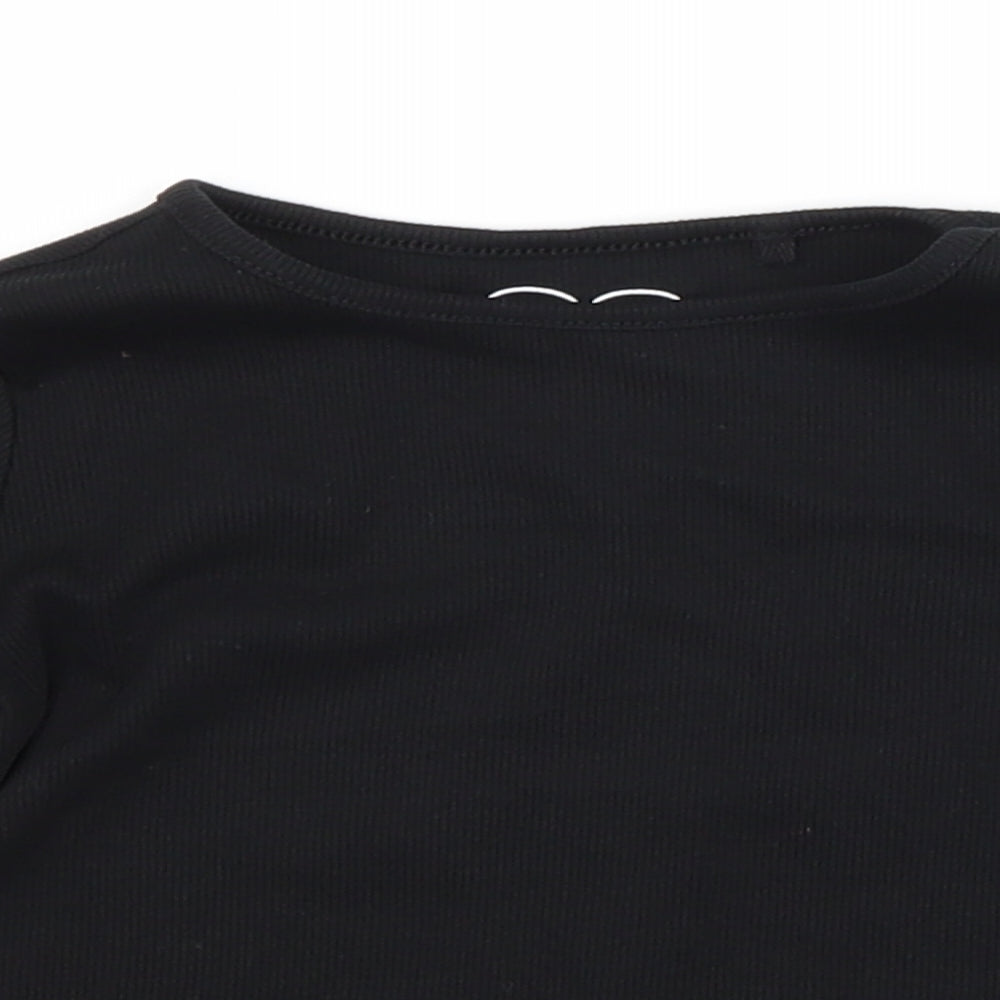 NEXT Girls Black   Basic T-Shirt Size 3-4 Years