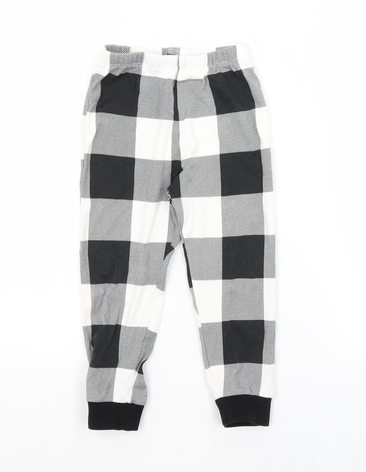 George Boys Multicoloured Check  Jogger Trousers Size 3-4 Years