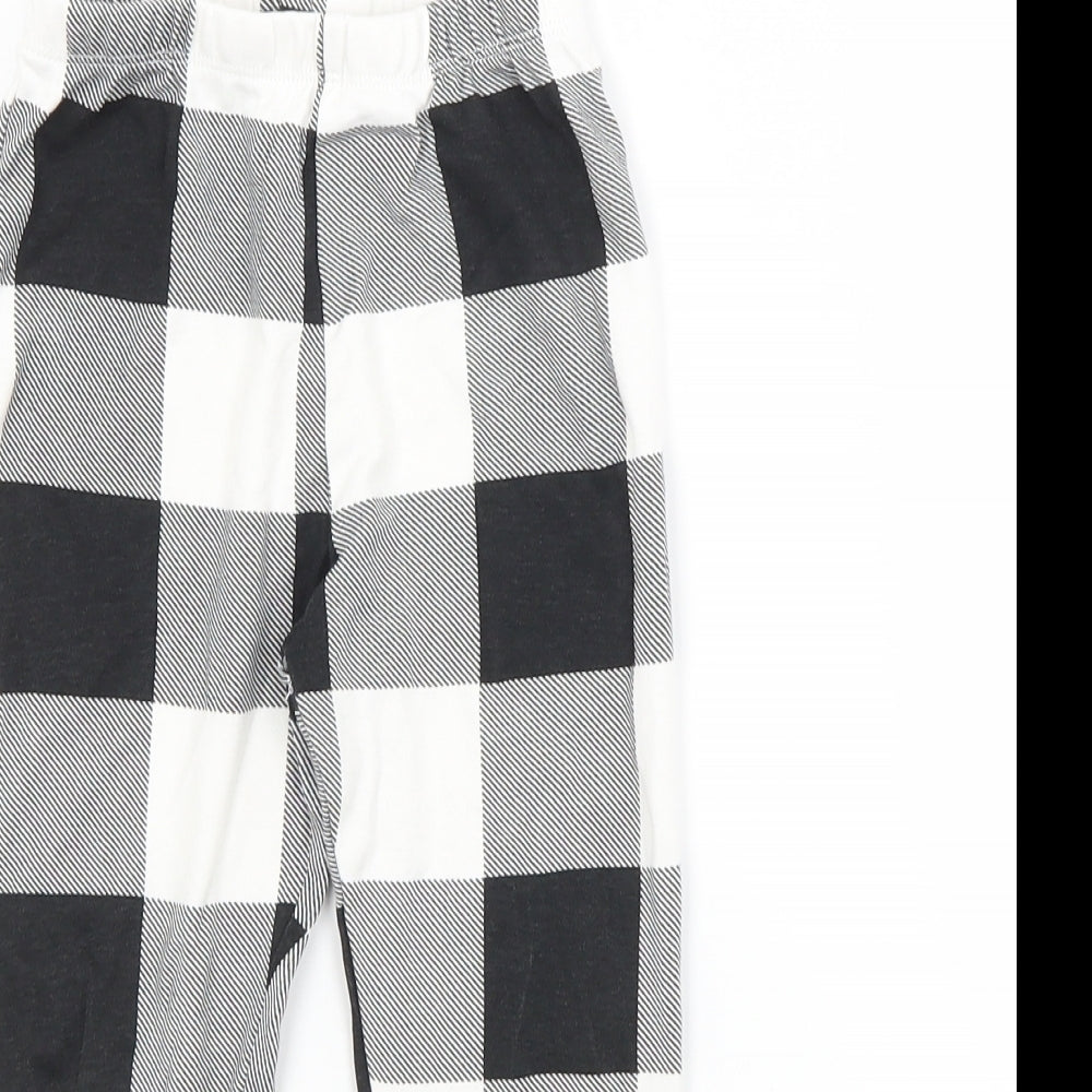 George Boys Multicoloured Check  Jogger Trousers Size 3-4 Years