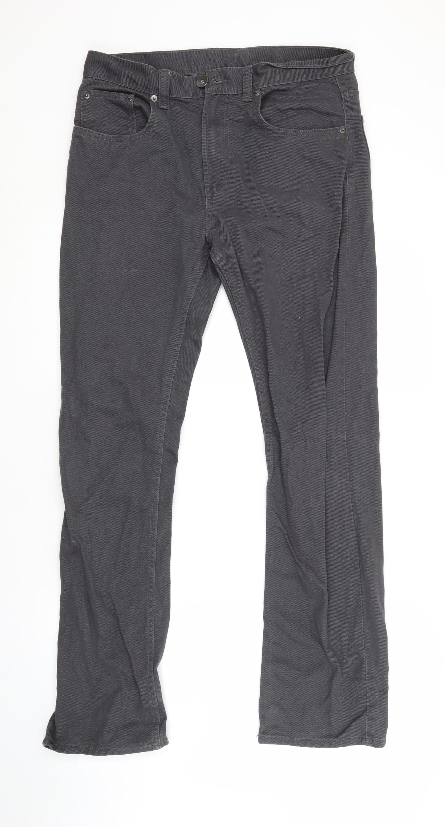 Primark Mens Grey   Chino Trousers Size 30 in L32 in