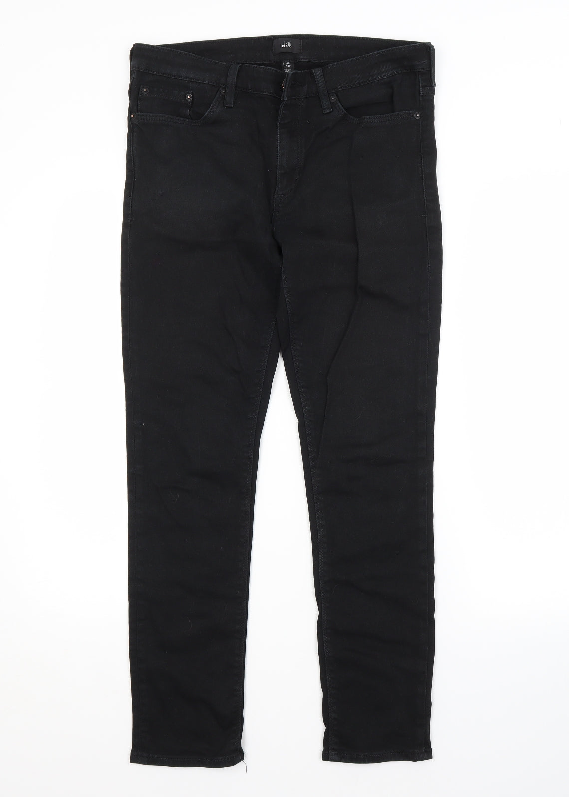 River Island Mens Black   Skinny Jeans Size 30 in L30 in