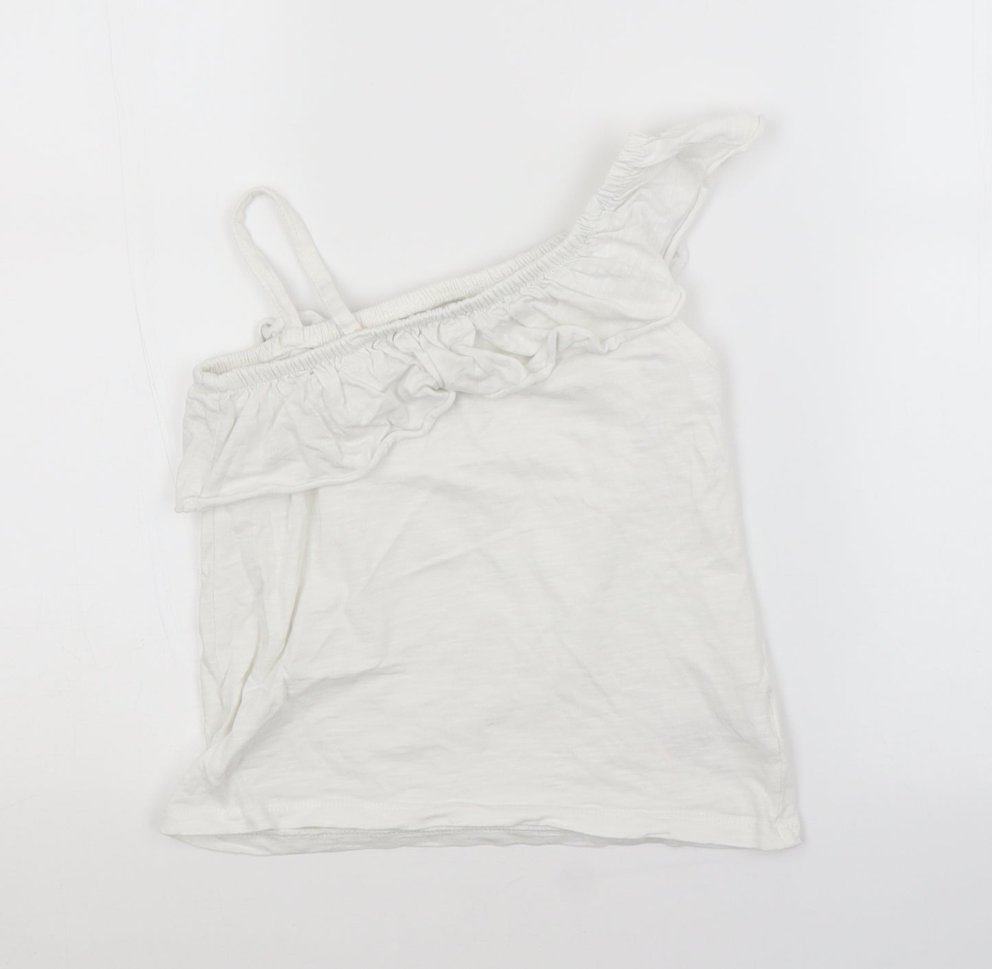 NEXT Girls White   Basic Blouse Size 7 Years