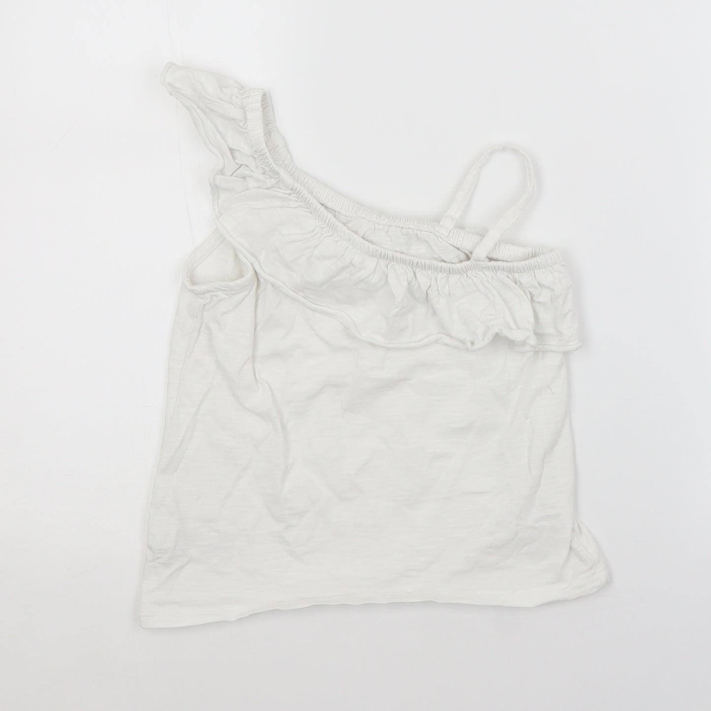 NEXT Girls White   Basic Blouse Size 7 Years