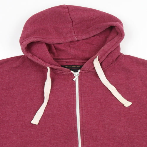 Criminal Damage Womens Pink   Full Zip Hoodie Size M