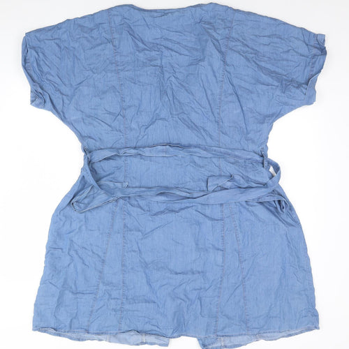 Very Womens Blue   Basic Button-Up Size 18